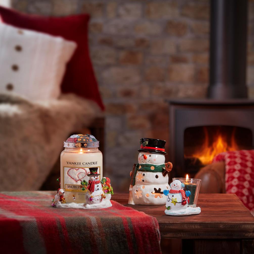 Yankee Candle Snowman Tea Light Holder Extra Image 1